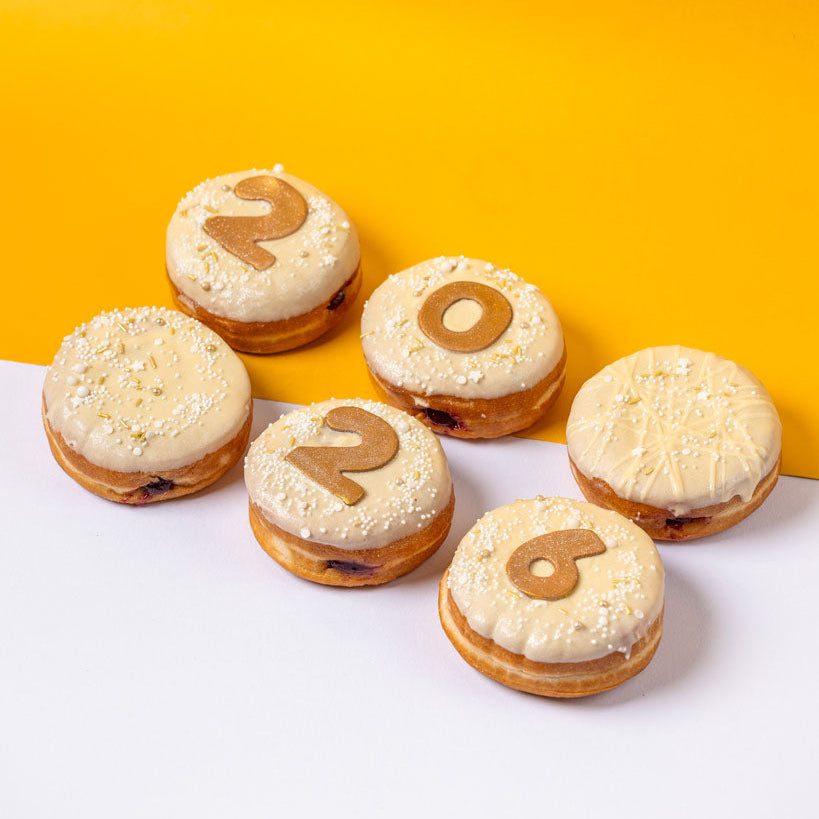 Silvester Donut Geschenkbox (vegan)