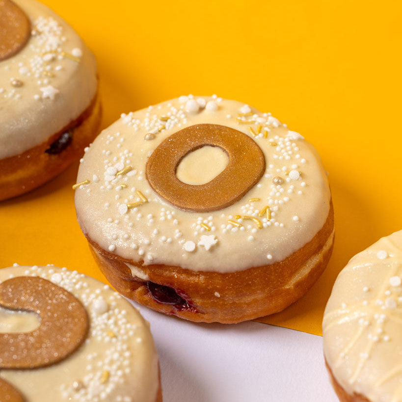 Silvester Donut Geschenkbox (vegan)