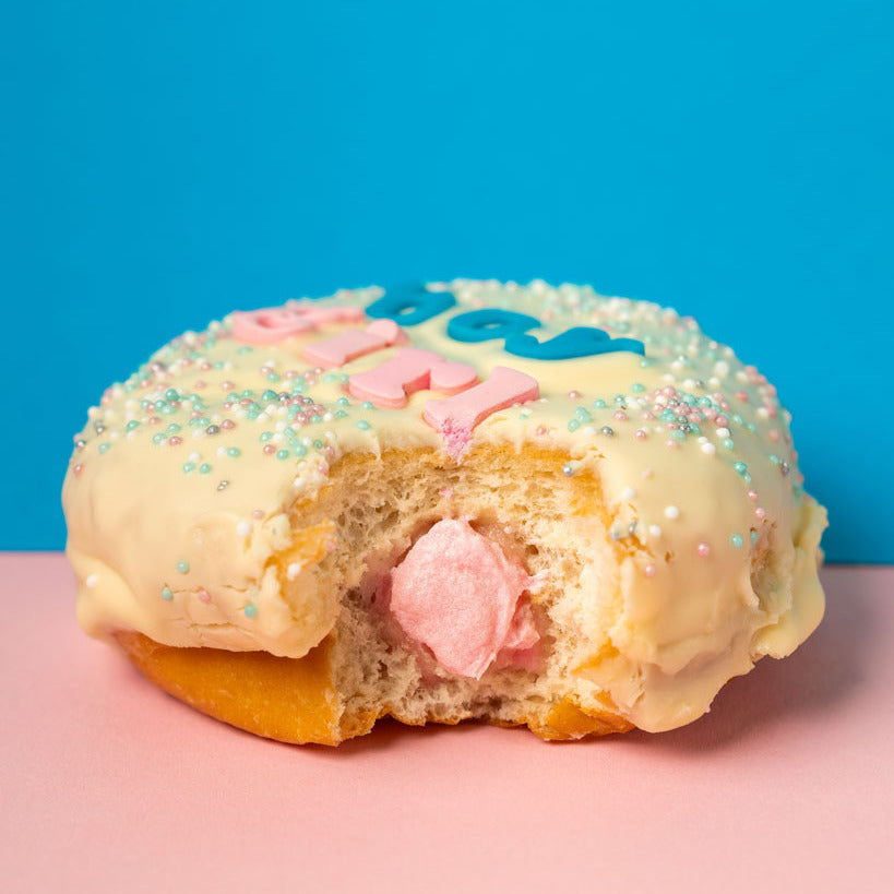 Gender Reveal Donut Geschenkbox (vegan)