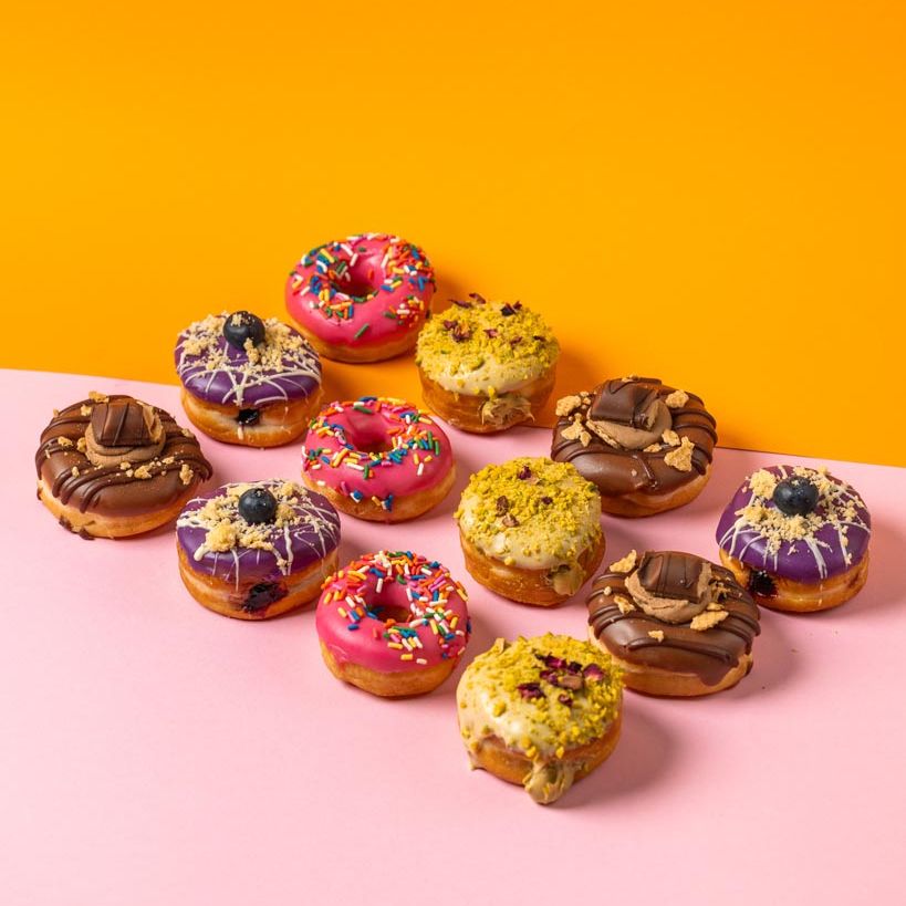 "Leo's Favourites" Mini-Donut Geschenkbox